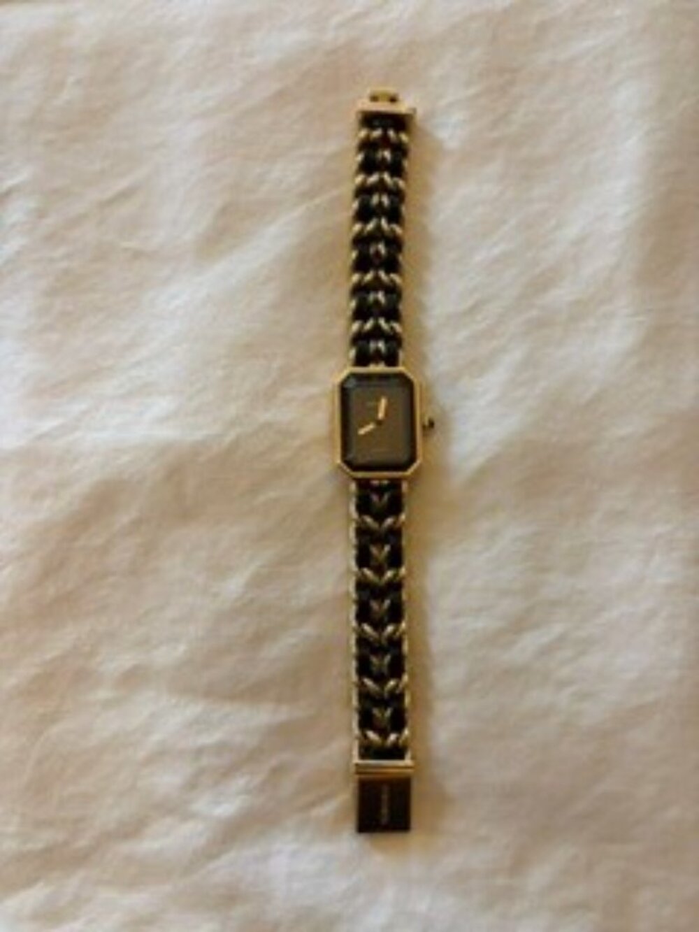 Elegant vintage CHANEL Premiere women's watch in the classic black-and-gold Chan - Picture 3 of 7
